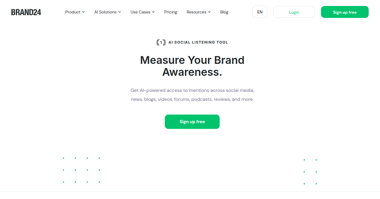 Brand24 Home Page