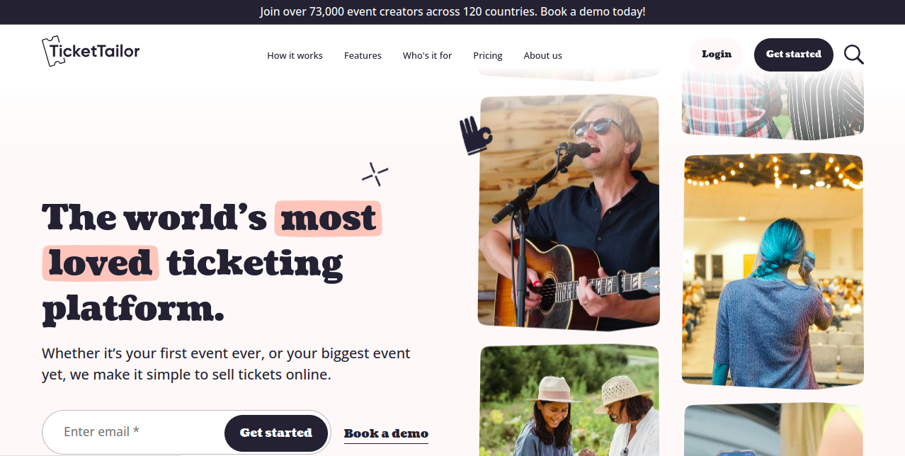 Ticket Tailor Home Page