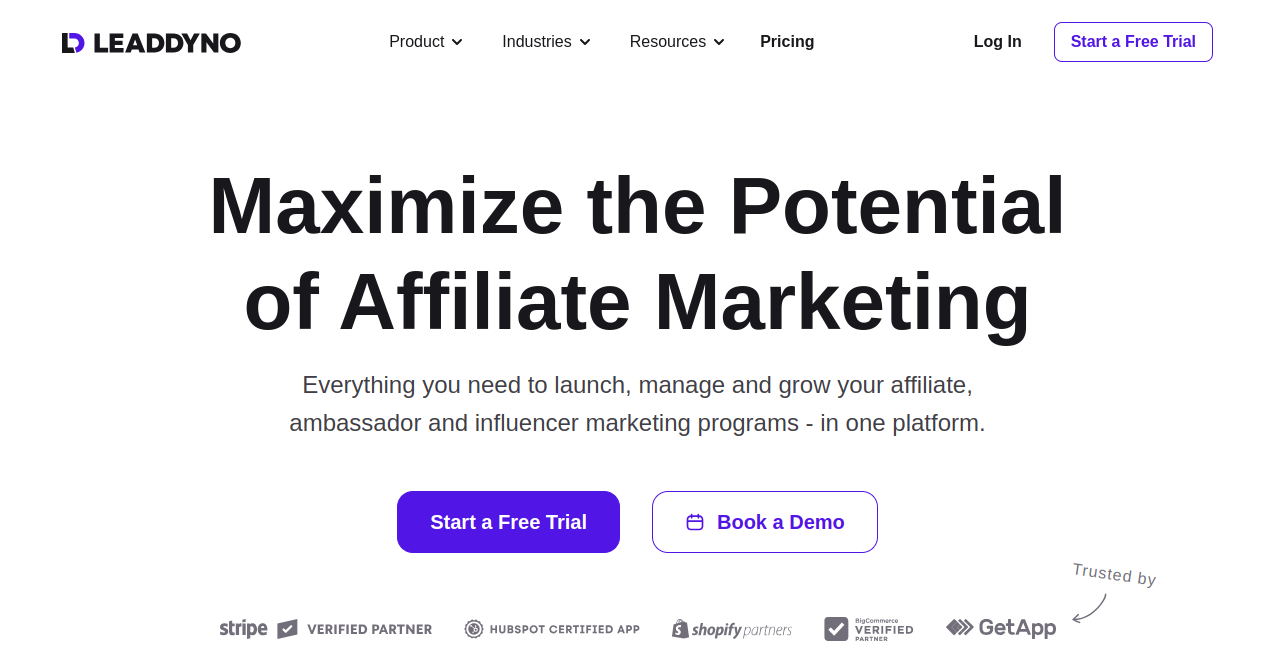 LeadDyno Home Page