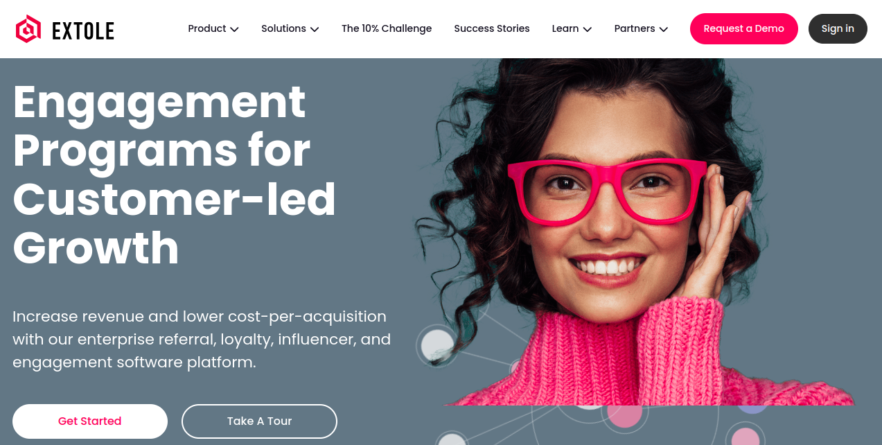 Extole Home Page