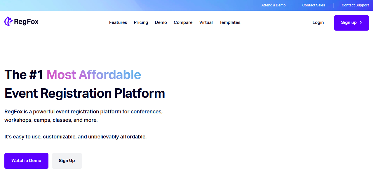 RegFox Home Page