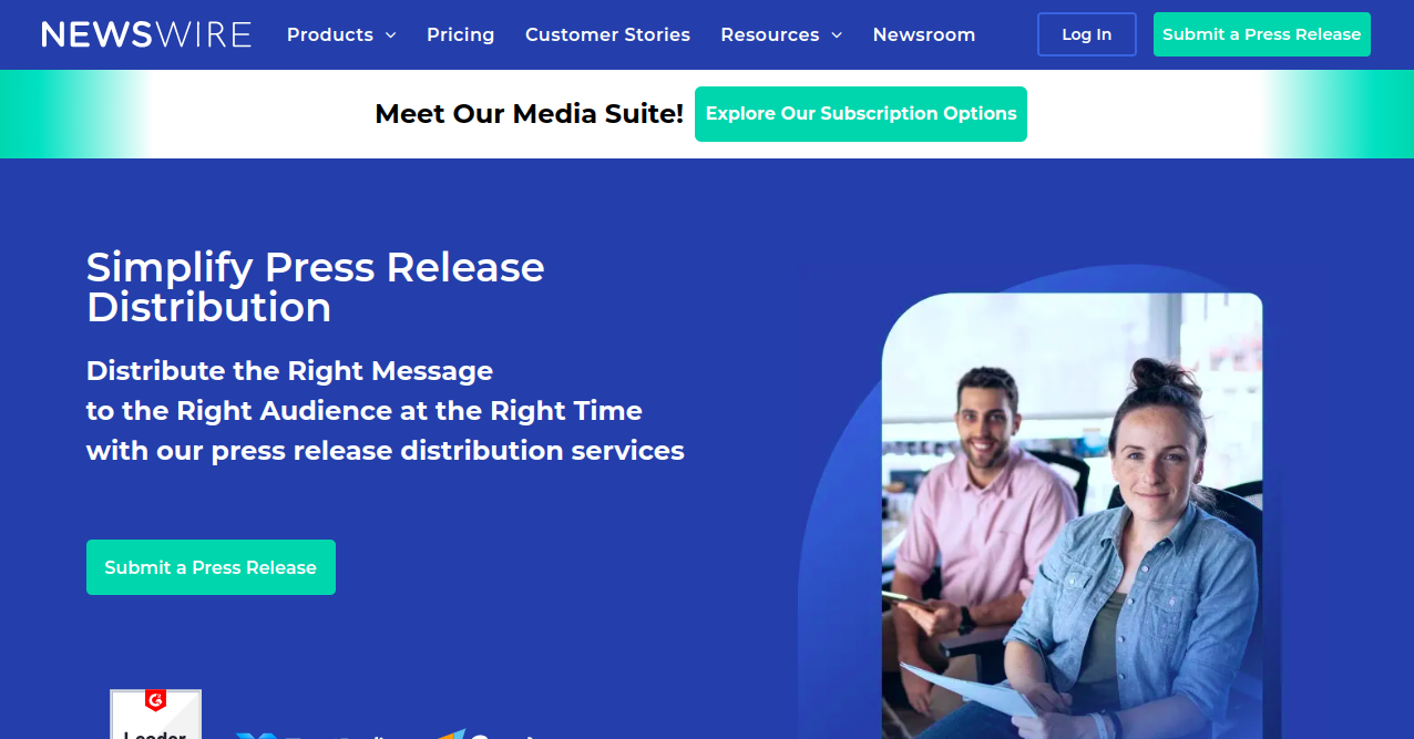 Newswire Home Page