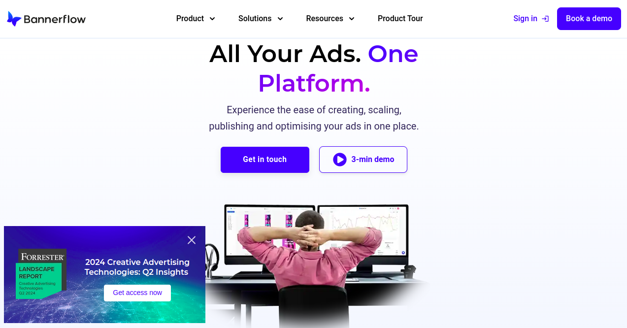 Bannerflow Home Page